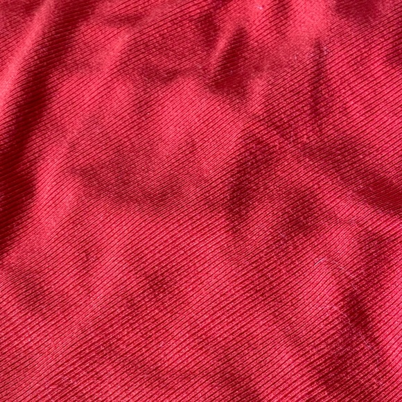 👻Red Ribbed Bodysuit - Picture 2 of 4